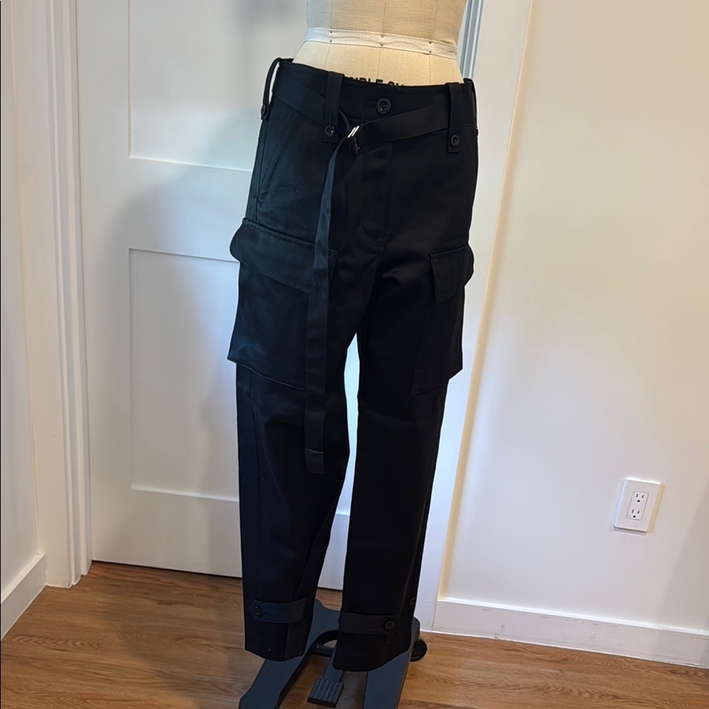 Sacai Black Cargo Pants